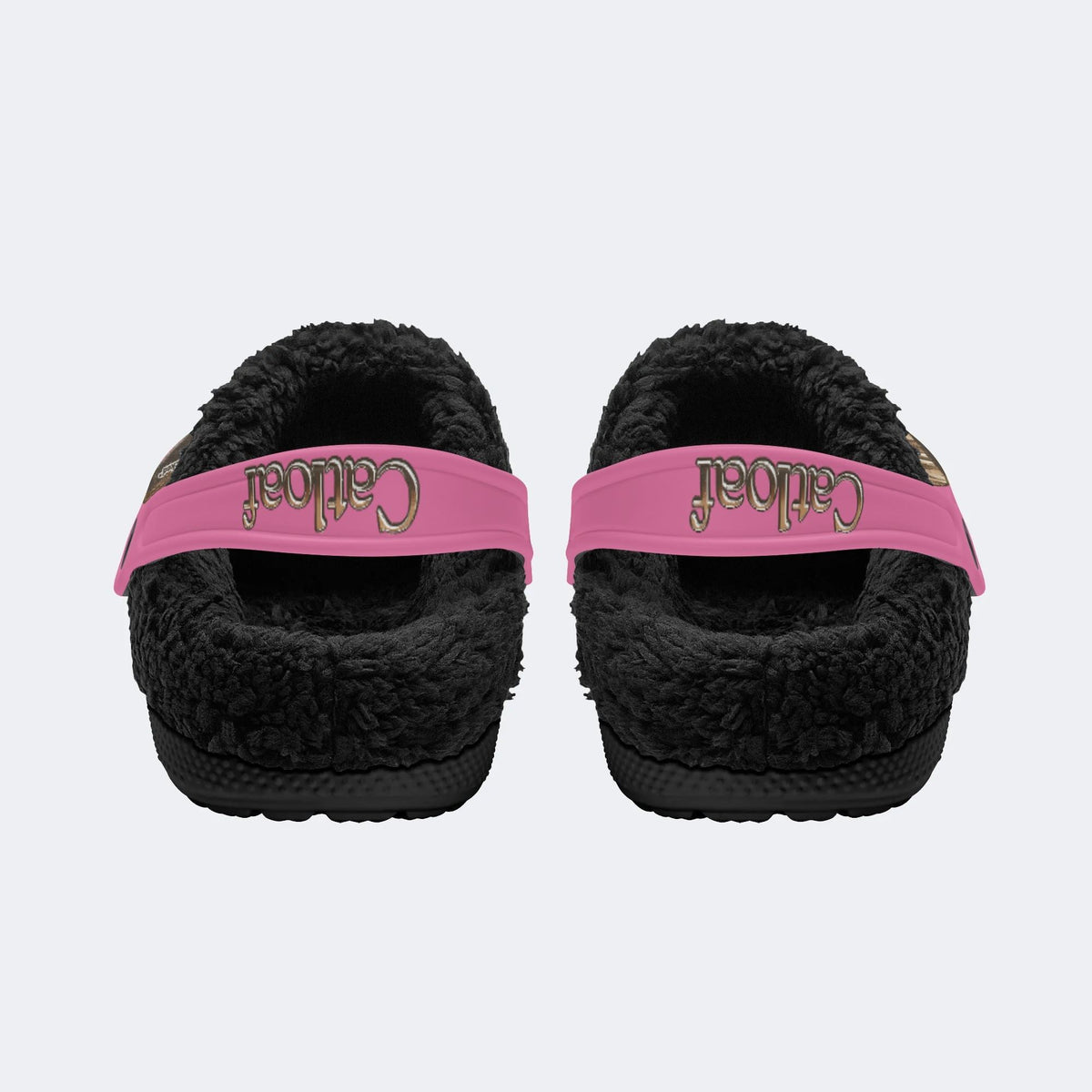 Cat Loaf Unisex Vintage - Fur Lined Slippers/Sandals