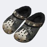 Gothic Ghost Daisy - Fur Lined Slippers/Sandals