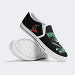 Skull Skateboard - Slip On Shoes