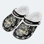 Classic Trust No One Snake Print - Fur Lined Slippers/Sandals