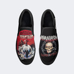 Vintage Graphic Print - Slip On Shoes