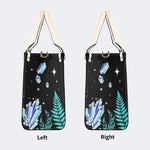 Death Moth Under The Stars - Leather Handbag
