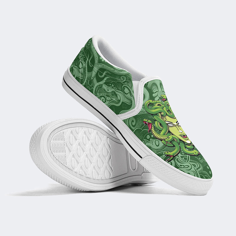 Medusa Print - Slip On Shoes