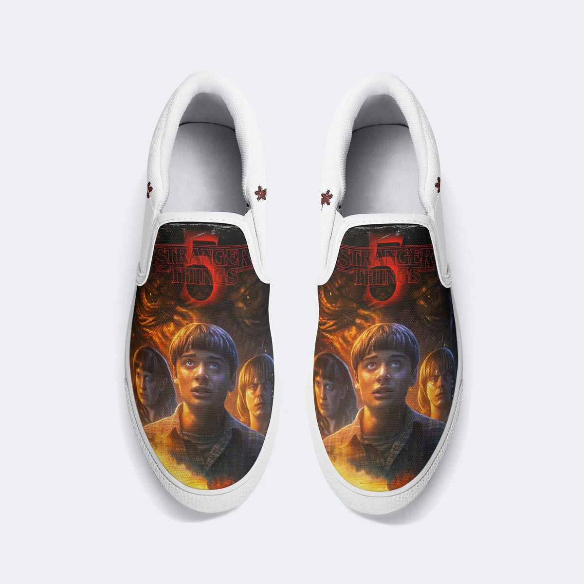 Strange Thing Print - Slip On Shoes