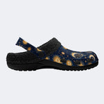 Celestial Sun Moon - Fur Lined Slippers/Sandals