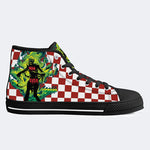 Unisex More Brains Print - High Top Canvas