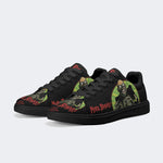 Unisex More Brains Print - Skateboard Sneakers