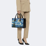 Starry Night Cypress Tree Print Handbag Factory Direct Sales