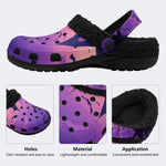 Gothmas Dark Bat Twilight - Fur Lined Slippers/Sandals