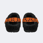 Gothic Jack Lantern - Fur Lined Slippers/Sandals