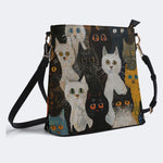 Artistic Graffiti Cats Print - Bucket Bag