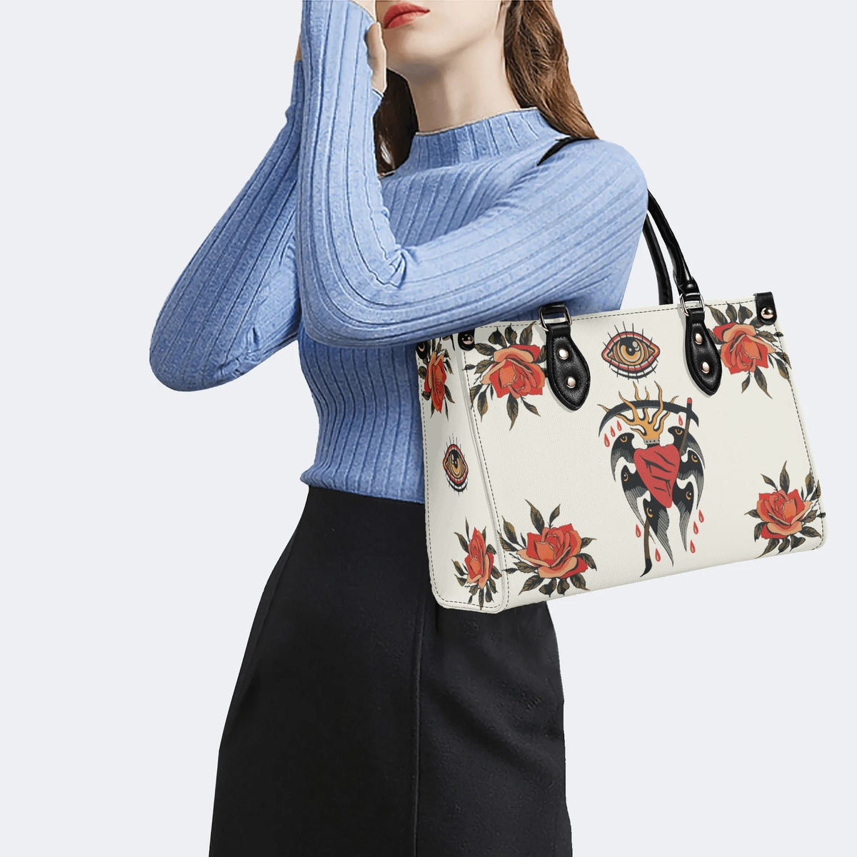 Eyes & Heart - Leather Handbag