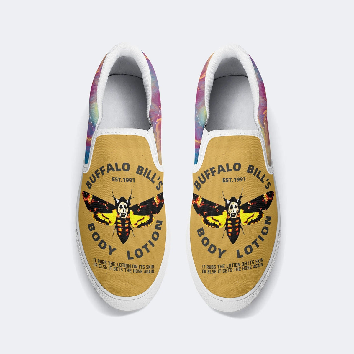 Body Lotion Surreal Death Moth - Slip On Shoes