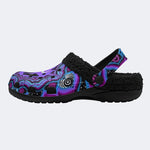 Moon Mandala - Fur Lined Slippers/Sandals