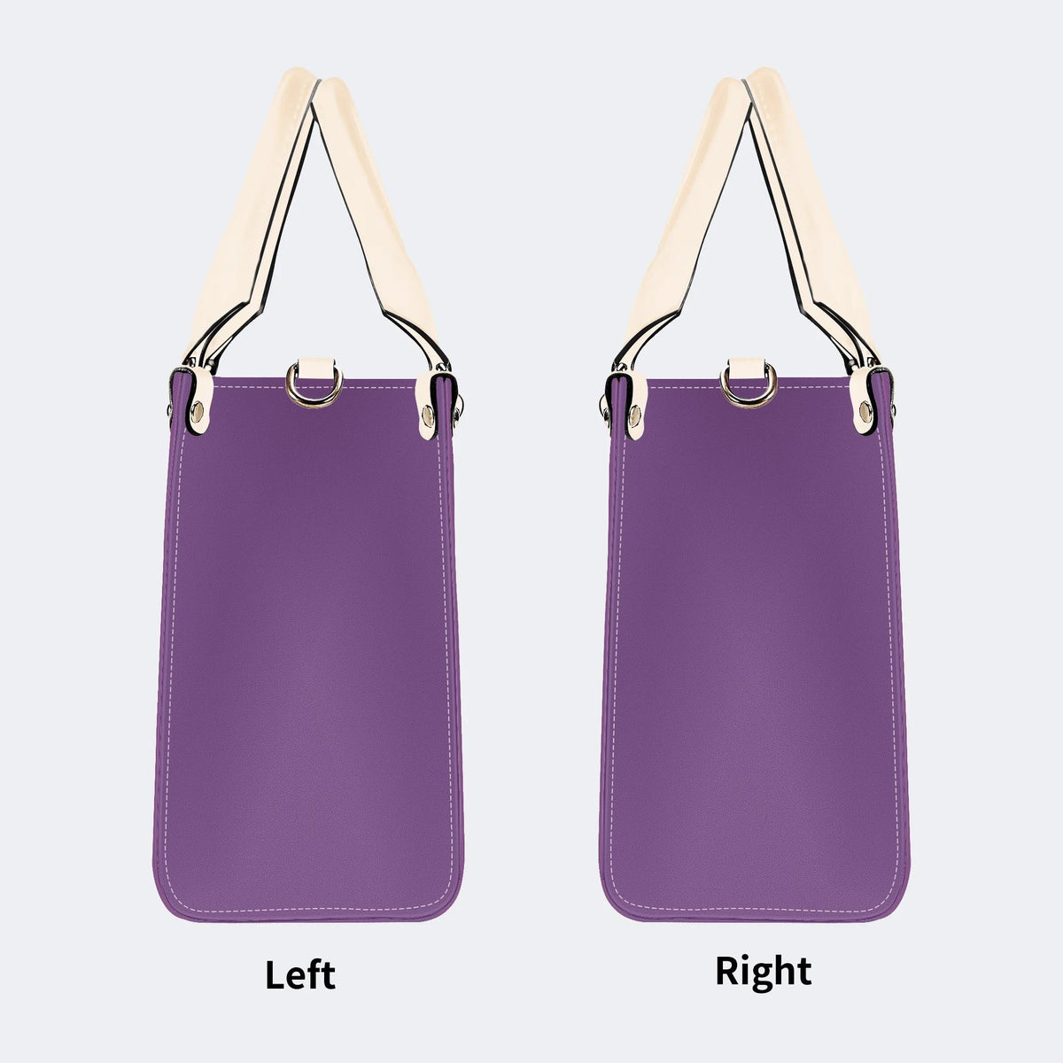Inscribed Viper Print - Leather Handbag