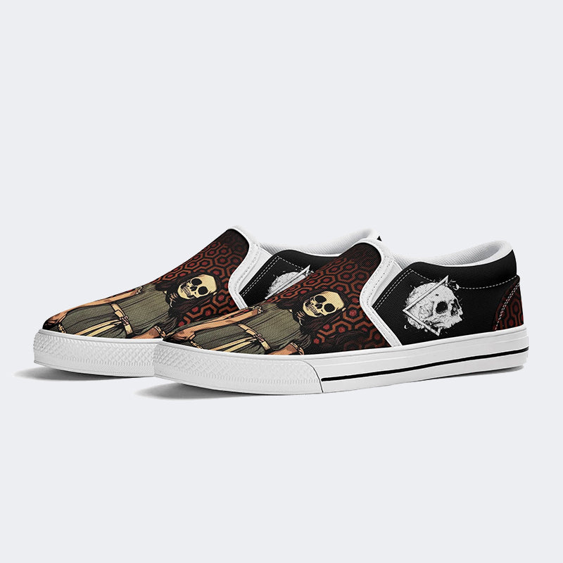 Unisex Horror Print - Slip On Shoes