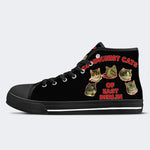 Communist Cats Of East Berlin Unisex - High Top Canvas