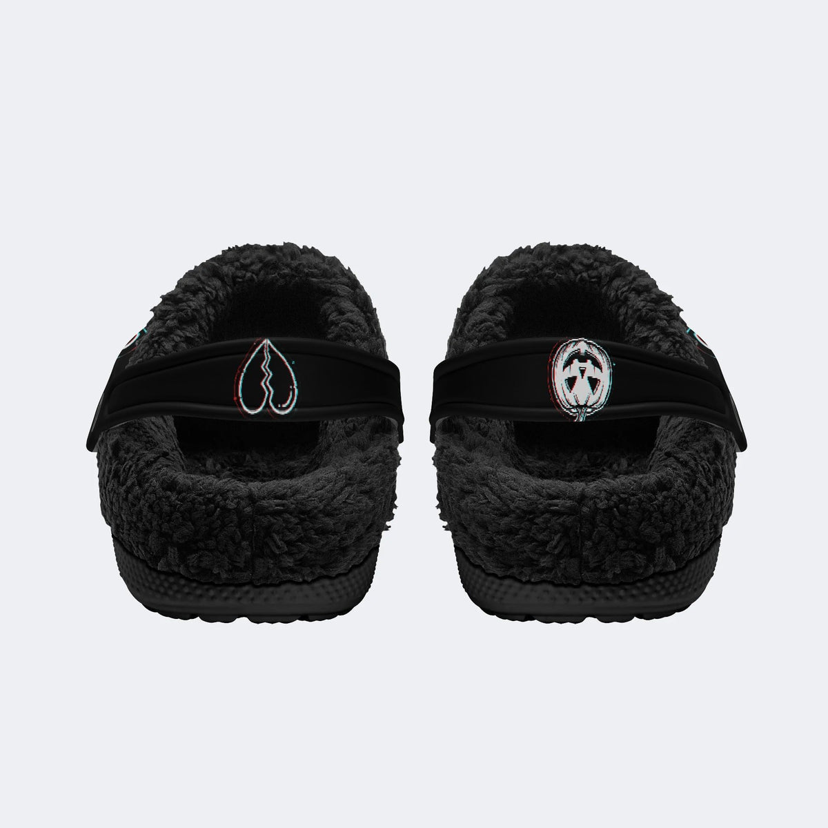 Spooky Reaper Pumpkin - Fur Lined Slippers/Sandals