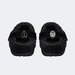 Spooky Reaper Pumpkin - Fur Lined Slippers/Sandals