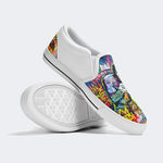 Unisex Boxer Graffiti Kunstdruck - Slip On Schuhe 