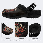 Martyrs Bound and Skinned Print - Fur Lined Slippers/Sandals