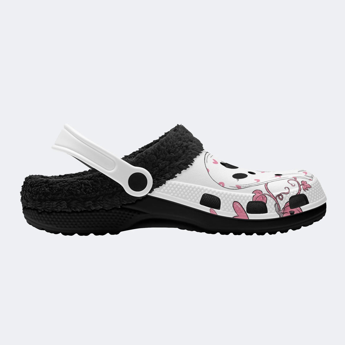 Coquette Halloween Ghost - Fur Lined Slippers/Sandals