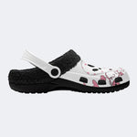 Coquette Halloween Ghost - Fur Lined Slippers/Sandals