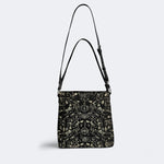 Dark Cottagecore Forest Animal Bones Print - Bucket Bag