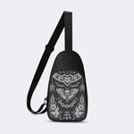 Death Moth Vintage Print - Chest Bag