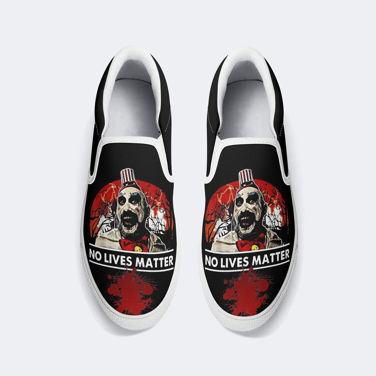 Horror Print - Slip On Shoes