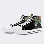 Horror Retro City Unisex - Hoher Canvas