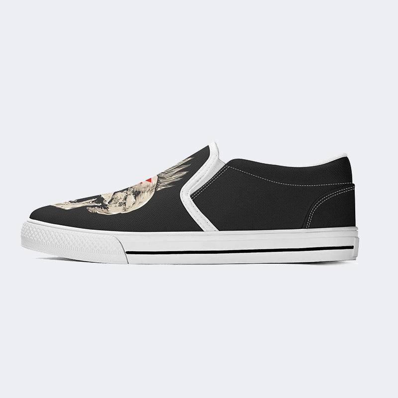 Punk Not Dead Print - Slip On Shoes