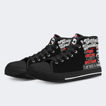 Horror Print - High Top Canvas