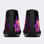 Unisex Horror Skull Print - High Top Canvas