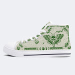 Classic Death Moth Vintage Print - High Top Canvas