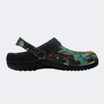 Cosmic Monster Face - Fur Lined Slippers/Sandals