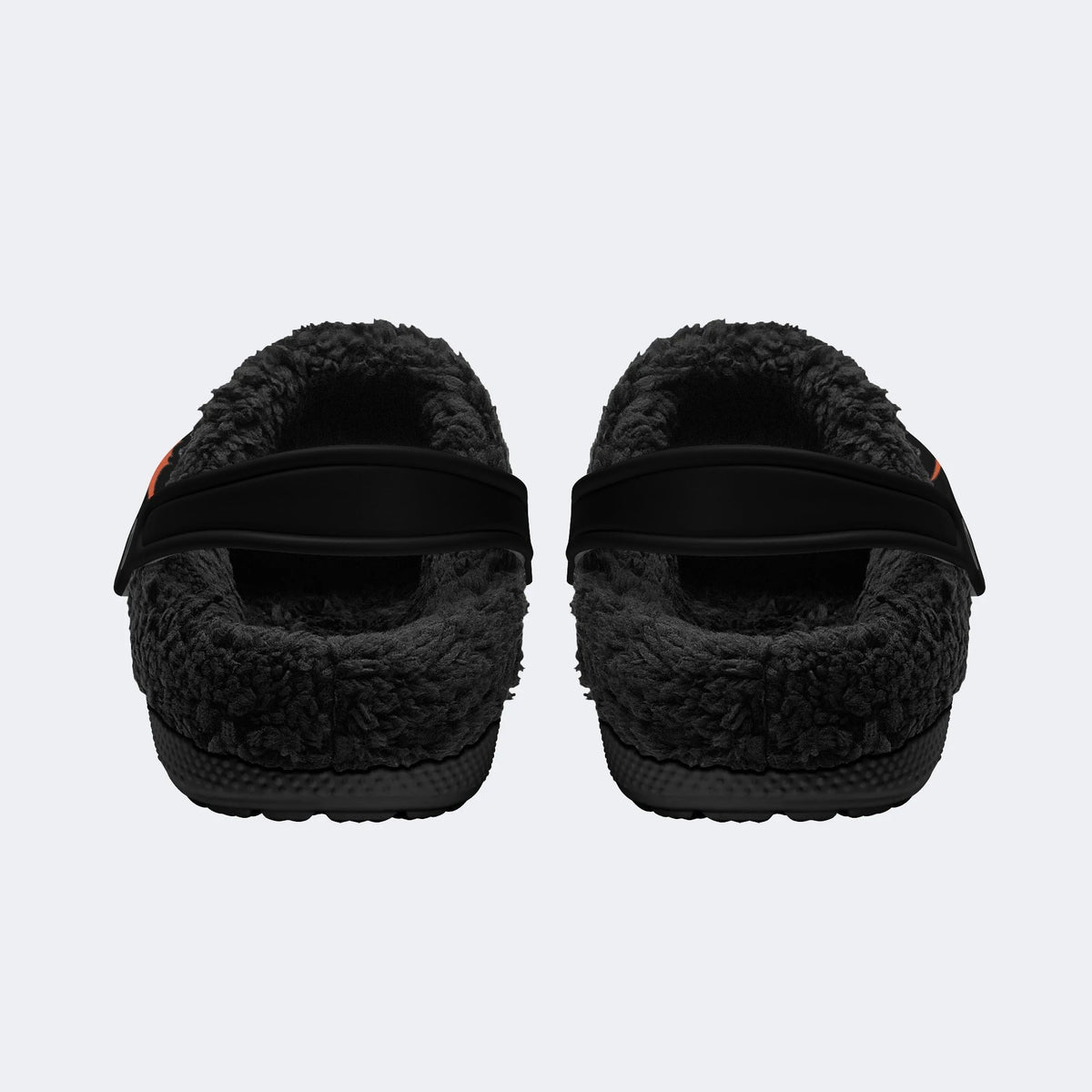 Old School Eagle&Snake&Skull Print - Fur Lined Slippers/Sandals