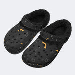 Gothmas Star Moon Bats - Fur Lined Slippers/Sandals