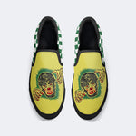 Vintage Wolfman Halloween Art - Slip On Shoes