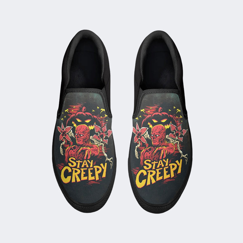 Stay Creepy Art Print - Slip On Shoes