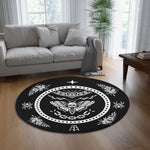 Death Moth Vintage Print - Floor Mat