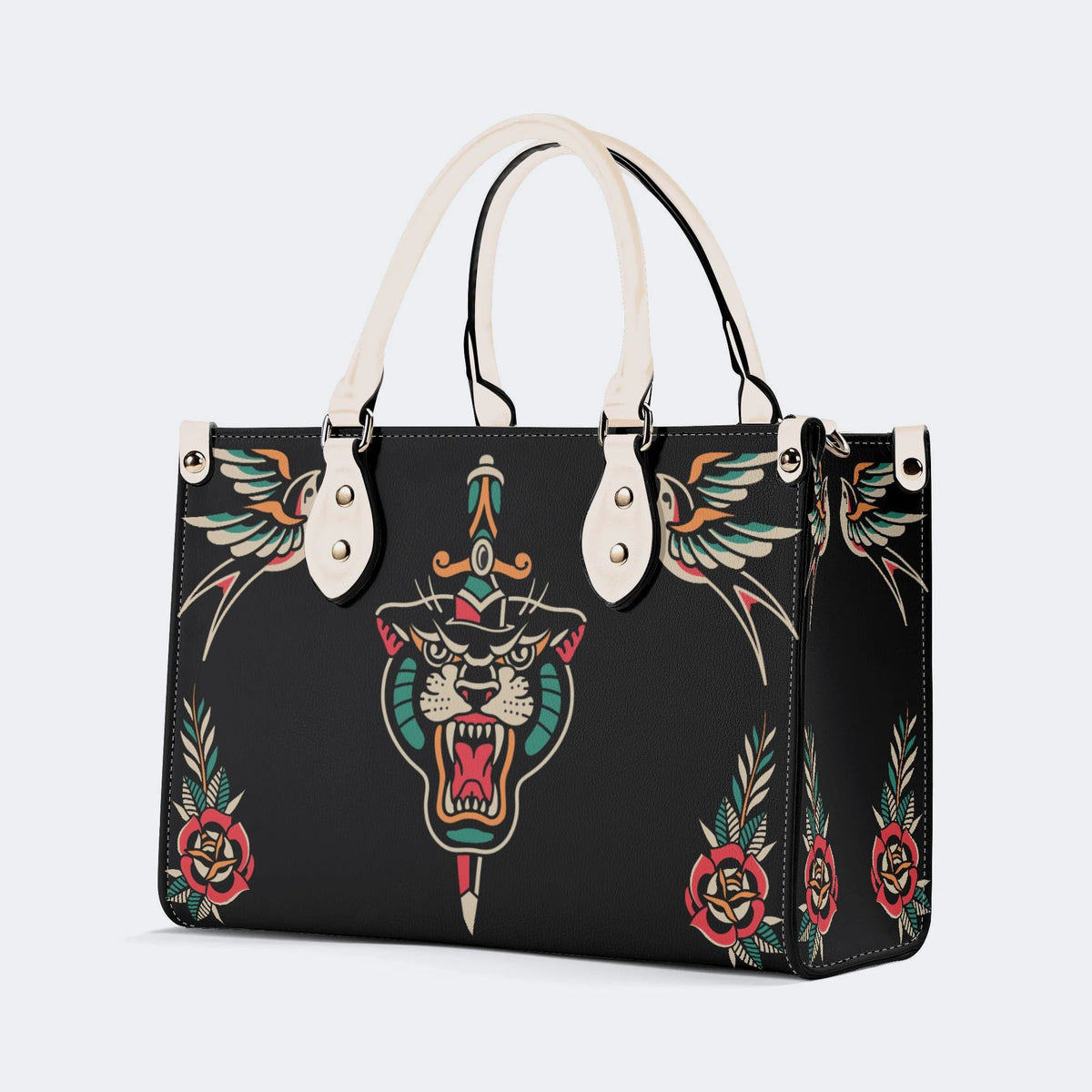 Unisex Tiger Print - Handbag