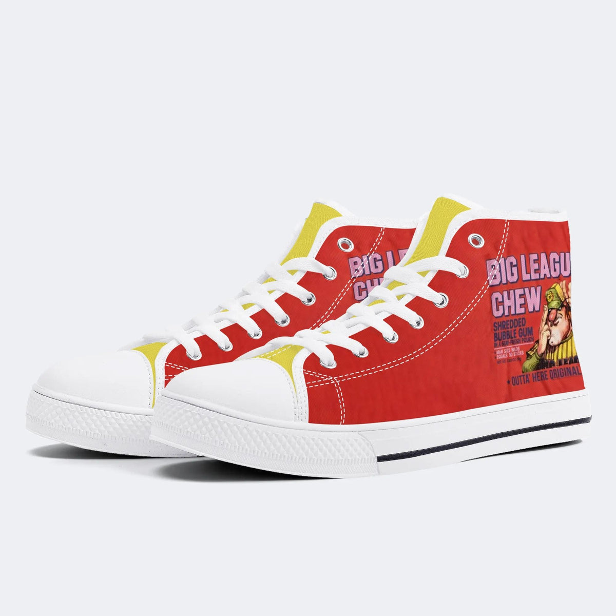 Shredded Bubble Gum Unisex Klassisch - High Top Canvas