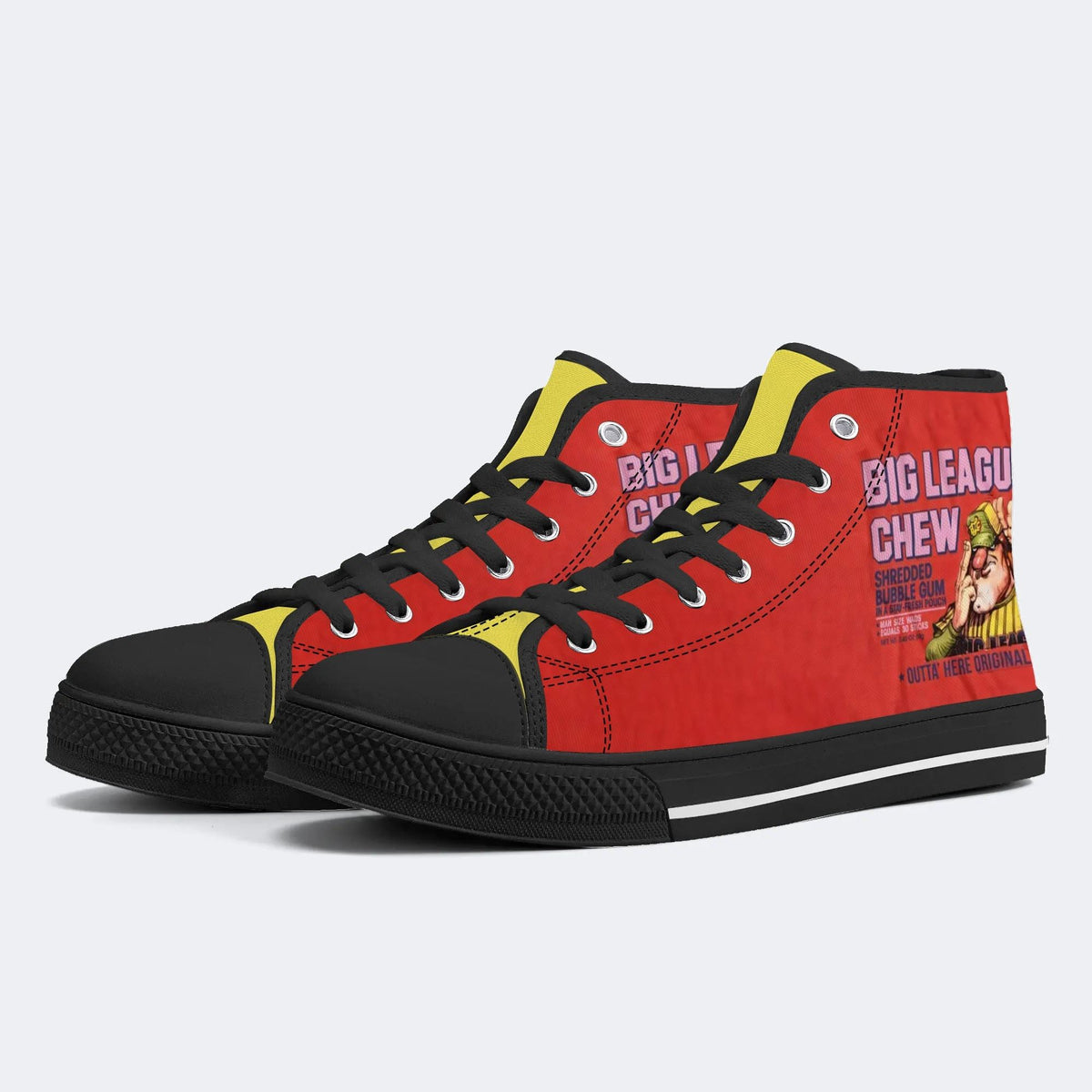 Shredded Bubble Gum Unisex Klassisch - High Top Canvas