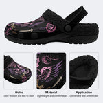 Unisex EagleArt Print - Fur Lined Slippers/Sandals