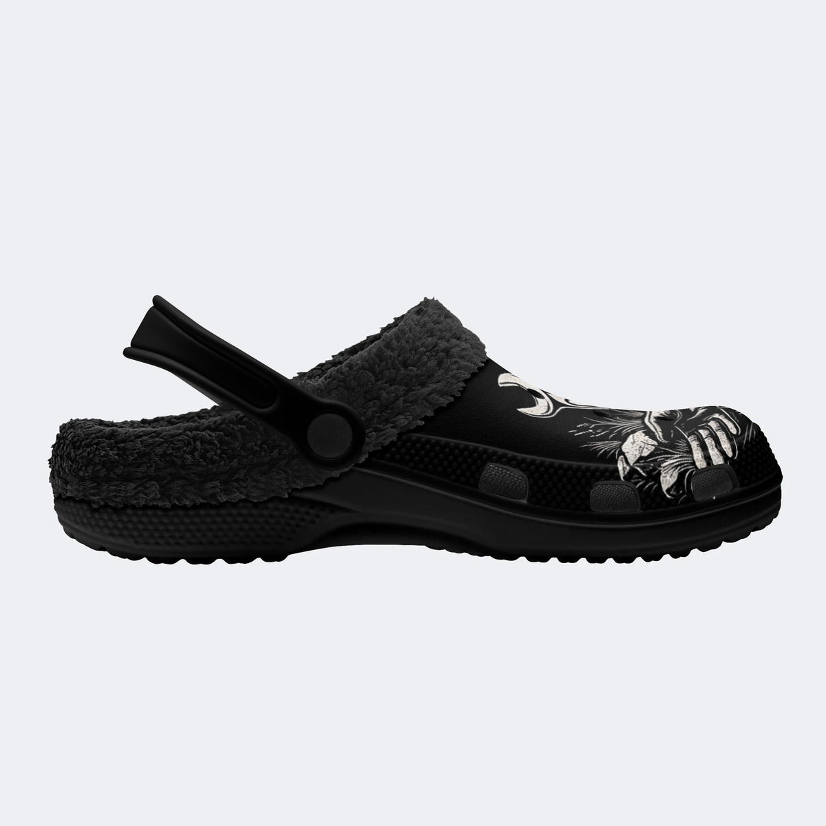 Gothic Mechanic Tool Hands - Fur Lined Slippers/Sandals