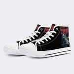 Unisex Vintage Horror Graphic - High Top Canvas