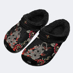 Fierce Tiger Print - Fur Lined Slippers/Sandals