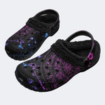 Zodiac Star Map - Fur Lined Slippers/Sandals