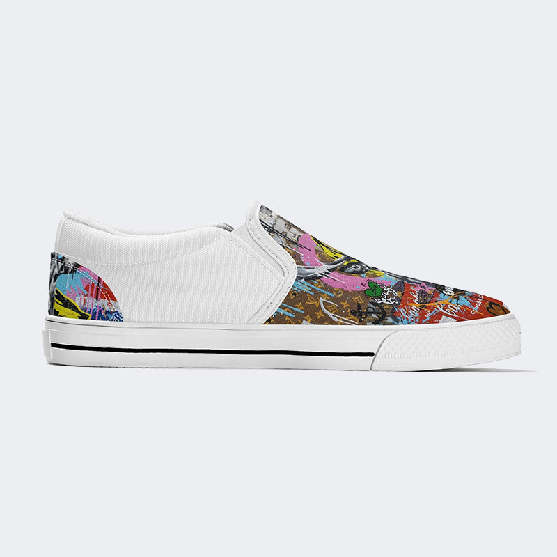 Everything Is Possible Print - Slip On Shoes